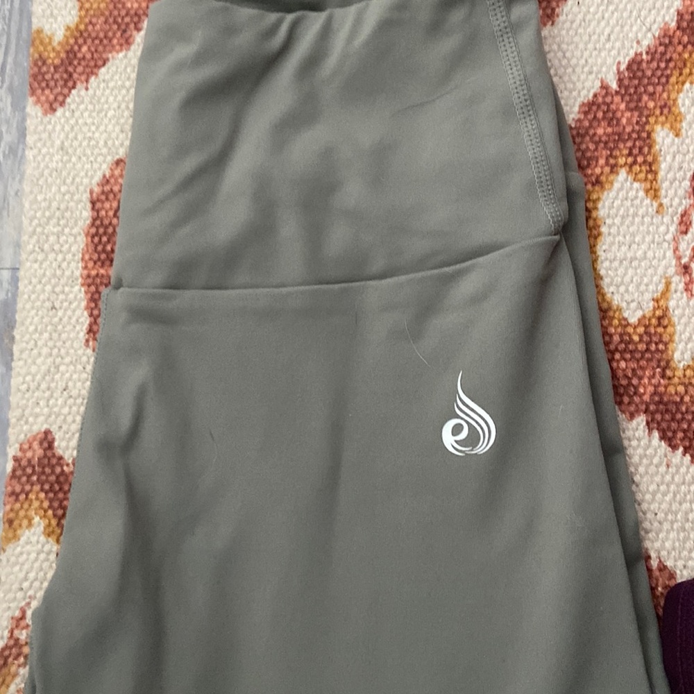 Olive stone color Ryderwear butt scrunch shorts. Only worn once